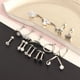 thumbnail image 4 of Joyas perforantes Sunnimix Pendientes de oreja de Acero Inoxidable Plata, 4 of 8
