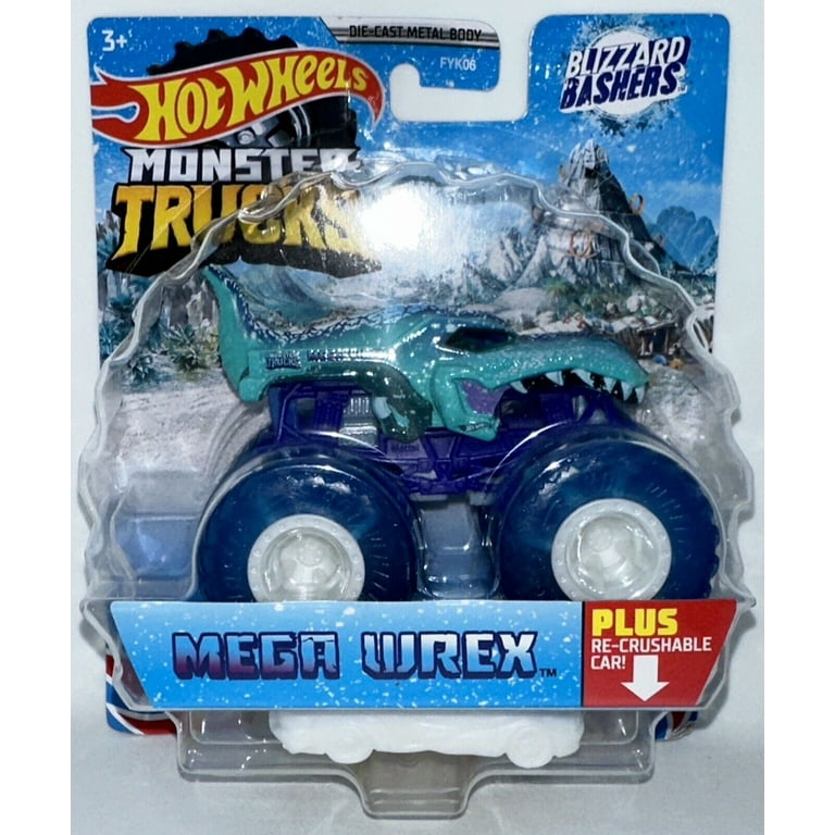  Hot Wheels Monster Trucks - MEGA WREX - Comic Book Crashers -  67/75-2022 : Toys & Games