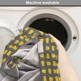 thumbnail image 2 of Bug Dog Crate Cover, Rhythmic Insects Beetle Animals Motif Cartoon on Muted Backdrop, Easy to Use Pet Kennel Cover Small Dogs Puppies Kittens, 7 Sizes, Grey Earth Yellow, by Ambesonne, 2 of 6