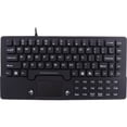 thumbnail image 4 of DSI WATERPROOF IP68 SILICONE MINI SIZE WIRED KEYBOARD WITH TOUCHPAD - Cable Connectivity - USB Interface - 104 Key - TouchPad - Windows - Industrial Silicon Rubber Keyswitch - Black, 4 of 6