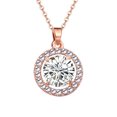 thumbnail image 2 of NETSENG Zircon Jewelry Set Earrings Ring Bracelet Necklace Four Piece Set, 2 of 5