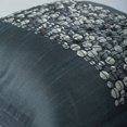 thumbnail image 2 of Pillow Covers, Grey Pillow Cover, 3D Sequins Beaded Glitter Pillow Cover, 18x18 inch (45x45 cm) Pillow Cover, Square Silk Pillow Cover, Geometric, Modern, Circles - Silver Bullets, 2 of 4