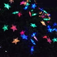 thumbnail image 4 of Morttic Solar String Lights Outdoor, Solar Powered Star String Lights, 23ft 50LED 8 Modes Waterproof Christmas String Lights for Gardens Patio Landscape Xmas Tree Decorations (Multicolor), 4 of 16