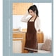 thumbnail image 3 of Inteprter Delantal de cocina ajustable para el hogar, Unisex, de algodón para el hogar, respetuoso con la piel, bolsillo frontal a prueba de Suministros de limpieza para el hogar Verde, 3 of 6