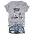 thumbnail image 6 of SHESIINN Letter Print T-shirt, Short Sleeve Crew Neck Casual Top, Women's Clothing, 6 of 9