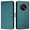 YB04, variant on Keep Smile Embossed PU Leather Wallet Case for Huawei P90 PRO MAX, RFID Blocking, Card Holder, Kickstand, Magnetic Closure.Green