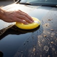 thumbnail image 4 of Round Microfiber Car Polishing Waxing Sponge Pad with Elastic Hand Strap for Auto Cleaning Detailing Applicator, 4 of 6
