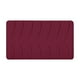 thumbnail image 5 of Nueva alfombra de felpa individual, absorbente de agua y antideslizante, alfombra de baño con patrón de onda, rojo, 5 of 6