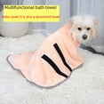 thumbnail image 4 of Toalla absorbente para mascotas, para perros y gatos, de secado rápido, de gran tamaño, con toallita absorbente fuerte, suministros para albornoz, 4 of 5