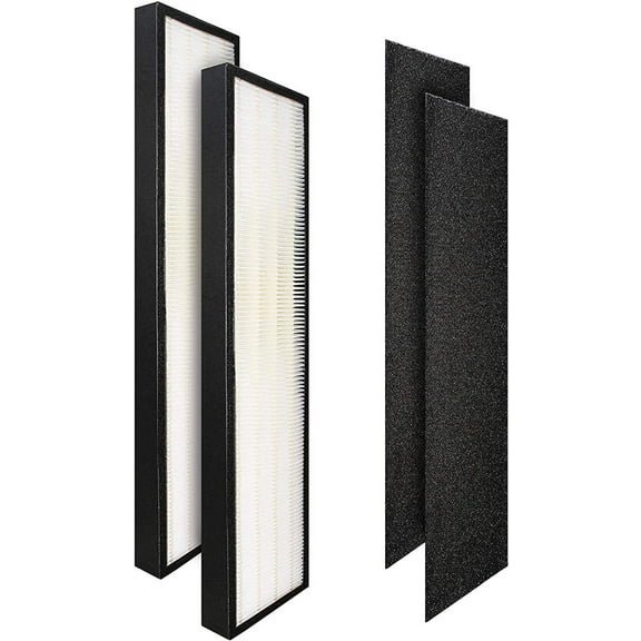 MTP HEPA Replacement Filter Pack of 2 for GermGuardian AC5000 Series, Size 19.5x5.1x2.2"