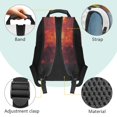 thumbnail image 5 of Yspwyqan Fire Water Football School Backpack Set for Boys, with Lunch Box Pencil Case Water Bottle, Trendy Kids Backpack Set Fits 13 Inch Laptop for Middle High School, 5 of 7