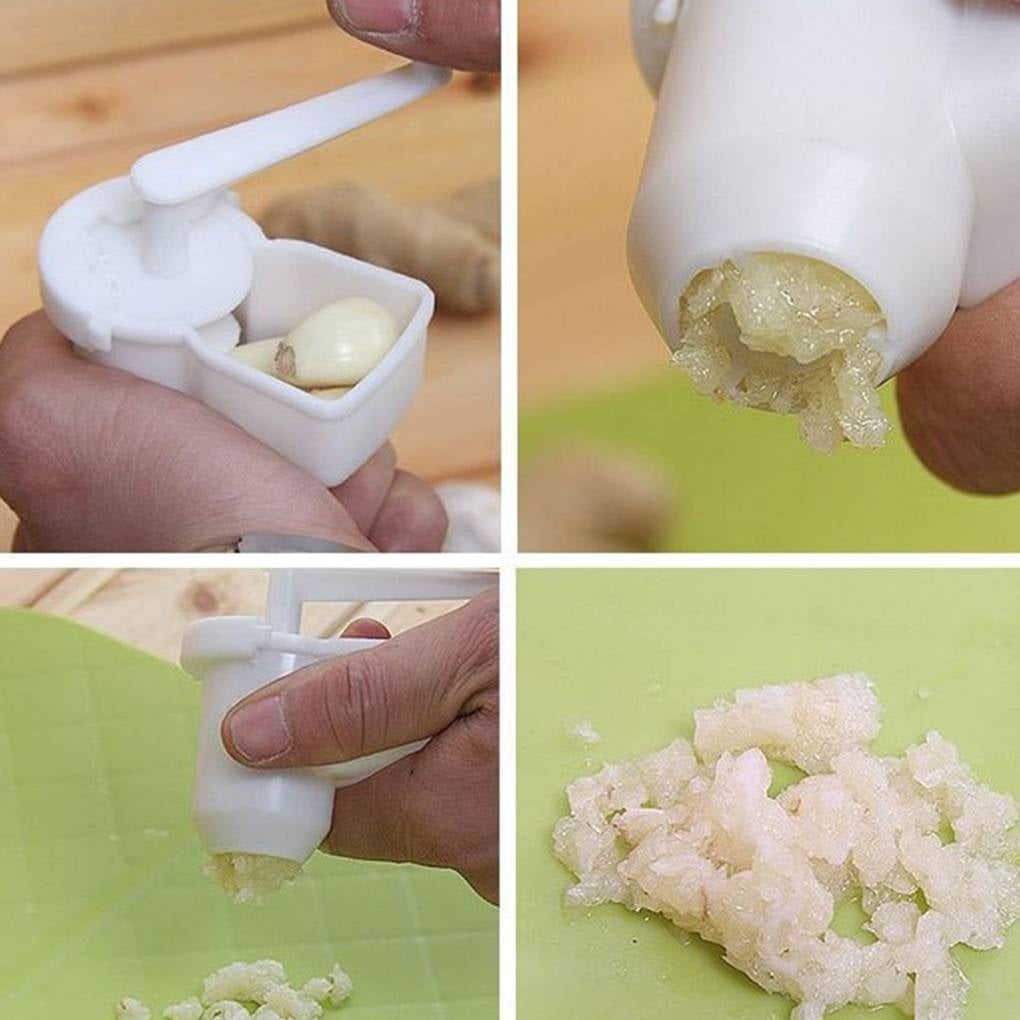 Multi-functional Garlic Ginger Crusher Grinder Press Rotate Kitchen Gadget Tools