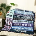 thumbnail image 6 of Yibo Gifts for Grandma Blanket Flannel Soft and Comfortable Anti-static Bed Sofa Blanket, 6 of 6