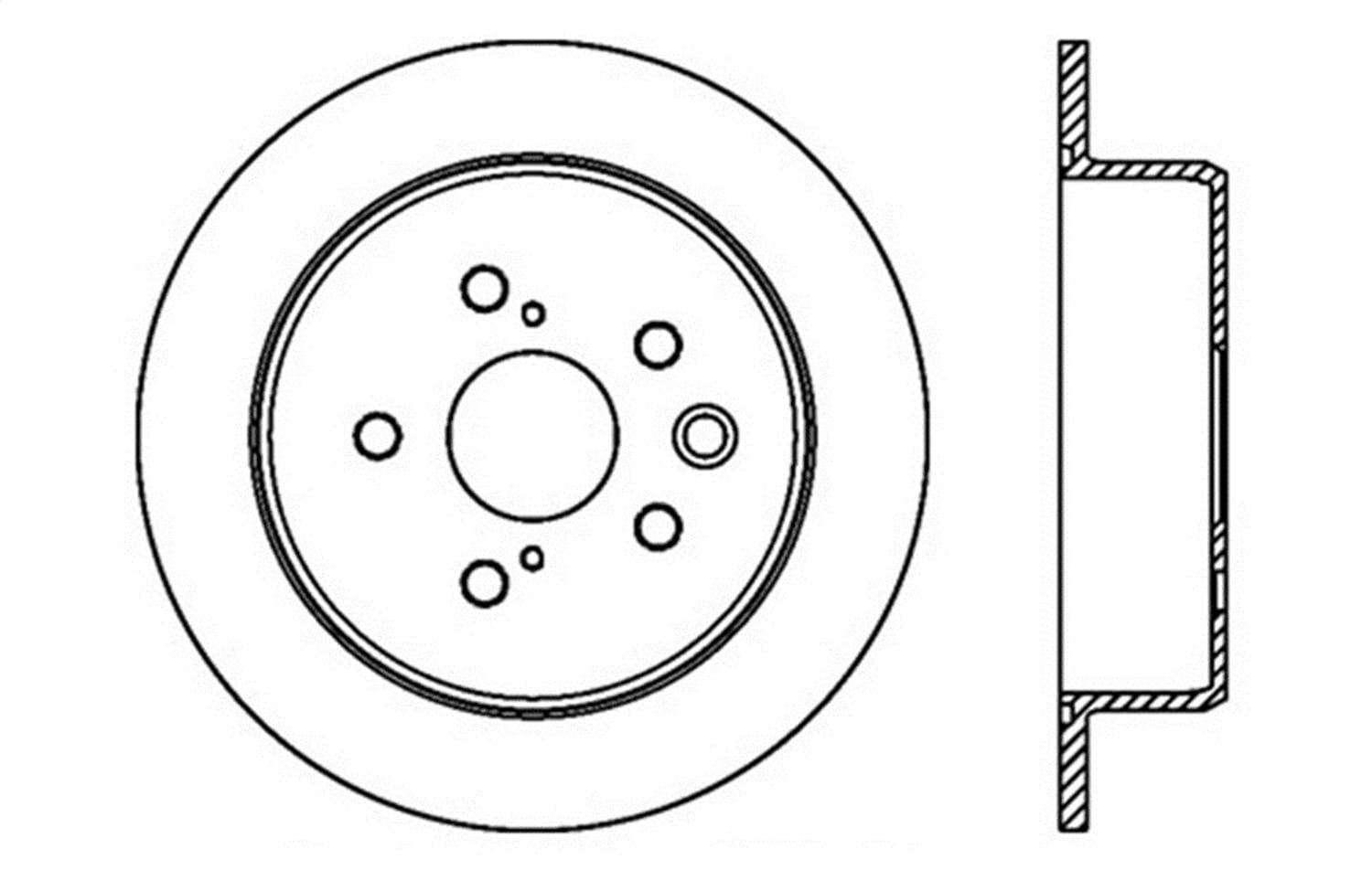 Centric 128.44142R Disc Brake Rotor Fits select: 2006-2015 LEXUS IS