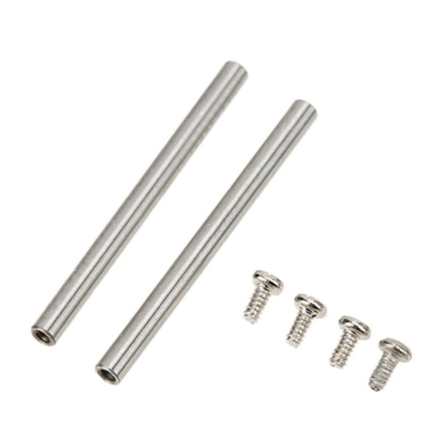 RC Horizontal Shaft, Iron High Strength 1 Pair Horizontal Shaft Set Silver Replacement For WLtoys XK K110 RC Helicopter