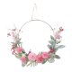 thumbnail image 2 of Guirnalda de Puerta Artificial con Adorno de Crisantemo Gypsophila Aro de Flores en Seda Pp Metal Adecuada para Decoración Interior Ventanas, 2 of 9