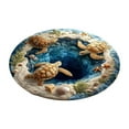 thumbnail image 2 of Oliegs Blanket Version And 3D Carpet Soft And Durable Fabric Holiday Floor Slip Round Carpet For The, 2 of 5