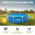 thumbnail image 2 of Funsicle 12' x 30" Outdoor Activity Round Frame Above Ground Swimming Pool Set, 2 of 6
