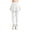 White, variant on Girls Skirted Athletic Leggings, Kids Stretch High Waist Tennis Dance Sport Trousers Activewear 3-4Y