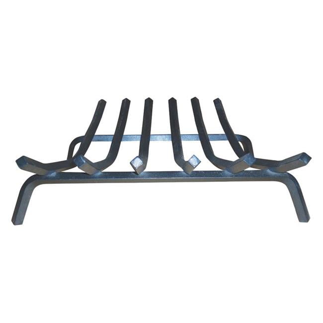 Black Steel Fireplace Grate, 1.5 in.