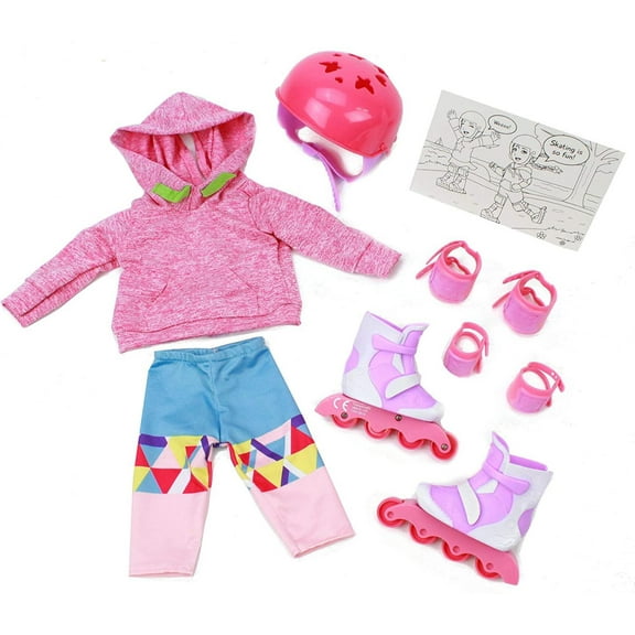 Playtime by Eimmie Playtime Pack Roller Skating 18 Inch Dolls