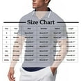 thumbnail image 3 of Cotton Linen Shirt Men Short Sleeve Mens T-Shirts V Neck White Summer Tops Trendy Boho Hawaiian Shirt for Men Cotton Funny order again, 3 of 9