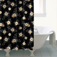 thumbnail image 4 of Pioneer Flower Floral Print Pattern Shower Curtain 84"x72", Bathroom Decorative Shower Curtain Set with 12 Hooks, Waterproof Washable, 4 of 6
