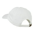 thumbnail image 3 of Fishing Crossed Fishhooks Embroidered Washed Cap - White OSFM, 3 of 5