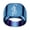 Blue, variant on Men's Stainless Steel Square Vintage Animal Domineering Tiger Punk Ring Silver Size 13