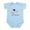 Sky Blue, variant on CafePress - I Love My Big Brother Infant Bodysuit - Baby Light Bodysuit, Size Newborn - 24 Months