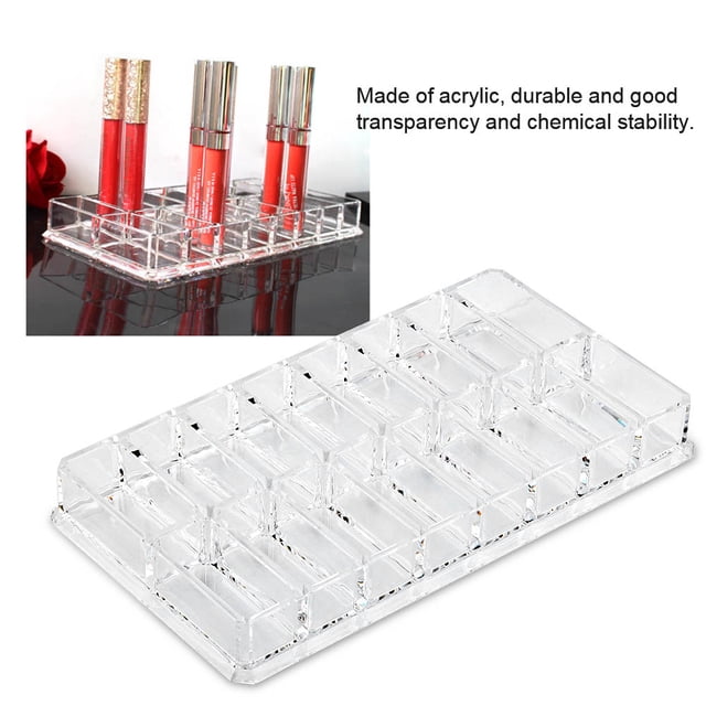 Larger Compact Organizer, Chemical Stability Beautiful Store Box, For Puff Lipstick Eyebrow Powder Blush