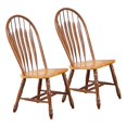 thumbnail image 1 of Chaises Confort Windsor en Muscade Marron/chêne Clair (2 Pièces), 1 of 5