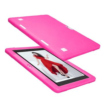 GJX 10.1 Inch android Tablet Case Shock Resistant 10.1 Inch Tablet Case Suitable for Most 10.1In Tablets 10 Inch Tablet Case Red