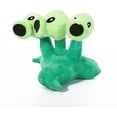thumbnail image 2 of Peluche de guisante de 7 pulgadas de Plants VS Zombies, muñeco de peluche suave de PVZ de tres cabezas, nuevo, muñeco de trapo de peluche de planta zombi para niños., 2 of 3