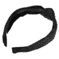 thumbnail image 7 of Unique Bargains 1 Pcs Straw Knotted Headband Fashion Hairband for Woman Non Slip Black, 7 of 7