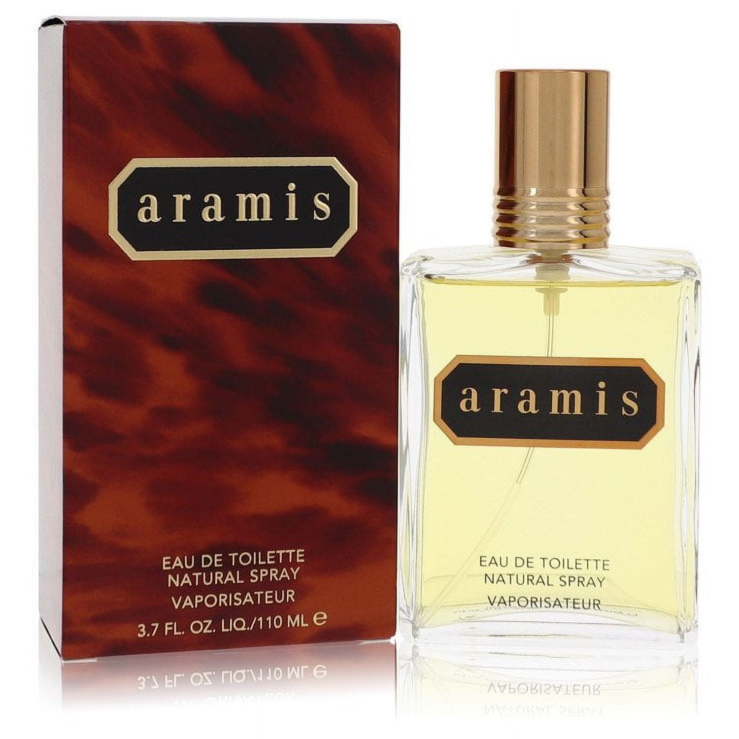 Aramis Eau de Toilette Spray For Men, 3.7 oz, Bergamot, Cumin