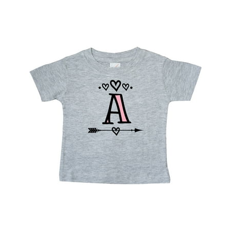 

Inktastic Letter A Monogram Tribal Arrow Gift Baby Girl T-Shirt