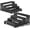 Black, variant on 2 Set Black Wooden Tiered Riser Display Stands for Vendor Events,Stackable Wood Cupcake Stand,Farmhouse Decor Wood Dessert Table Display Set,Vendor Booth Display Items,Food Display Risers for Party