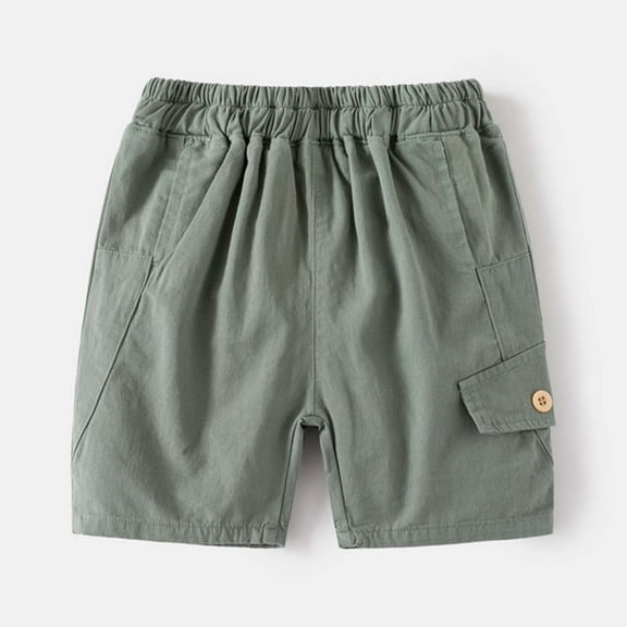 Toddler Boy Cargo Shorts Loose Casual Loose Fit Summer Trendy Shorts with Pocket Boys 3-4 YearsClothes Boys Clothes