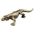 thumbnail image 4 of Estatua de animales de latón Figuras en miniatura Decoración de adornos de jardín de metal Brasas de latón Figurado, 4 of 9