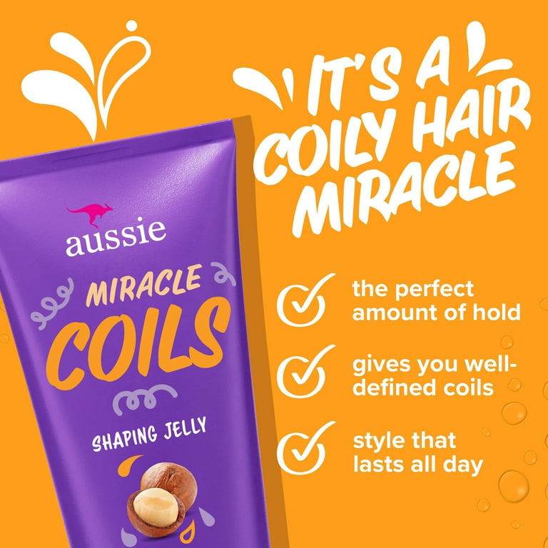 Aussie Miracle Coils Sulfate-Free Shaping Jelly with Cocoa Butter