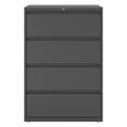 thumbnail image 2 of Hirsh Pro 36 Inch Wide 4 Drawer Metal Lateral File Cabinet for Home and Office, Holds Letter, Legal and A4 Hanging Folders, Charcoal, 2 of 6