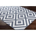 thumbnail image 4 of Mark&Day Outdoor Rugs, 4x6 Maya Modern Indoor/Outdoor Charcoal Area Rug, Non Shedding Grey White Carpet for Patio, Porch, Deck, Bedroom, Living Room or Kitchen (3'7" x 5'7"), 4 of 8