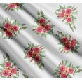 thumbnail image 3 of Soimoi White Cotton Cambric Fabric Flower Floral Fabric Prints By Yard 58 Inch Wide, 3 of 7