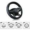 thumbnail image 6 of 15" Leather Car Auto Steering Wheel Cover For Good Grip Accessories Black-Blue, 6 of 6