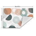 thumbnail image 3 of LNWH Abstract Line Geometric Pattern Placemats, 4 PCS Heat Resistant Washable PVC Table Mats, 18"x12", 3 of 6