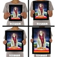 thumbnail image 7 of IBA Indianbeautifulart Elegant And Religious God Photo Frame Sai Baba Poster With Frame Black Wall Frame DeityPhotoFrame Wall DecorFor Home/ Office/ Temple, 7 of 7