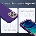 thumbnail image 2 of Compatible with iPhone 15 Pro Max Case, Heavy Duty Defender 3-Layer Rugged Shockproof Drop Protective Cover, Strong Durable Phone Case (Purple/Pink), 2 of 14