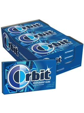 ORBIT Peppermint Sugar Free Chewing Gum - 12 Ct Bulk Box