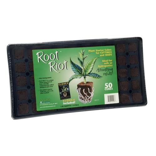 Root Riot Nachfüller Bag 100 Locker Würfel Stecklinge Jungpflanzen 